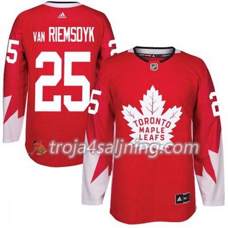Toronto Maple Leafs tröja James Van Riemsdyk 25 Röd 2017-2018 Adidas Alternate Authentic - NHL Tröjor Herr Toronto Maple Leafs tröja James Van Riemsdyk 25 Röd 2017-2018 Adidas Alternate Authentic - NHL Tröjor Herr